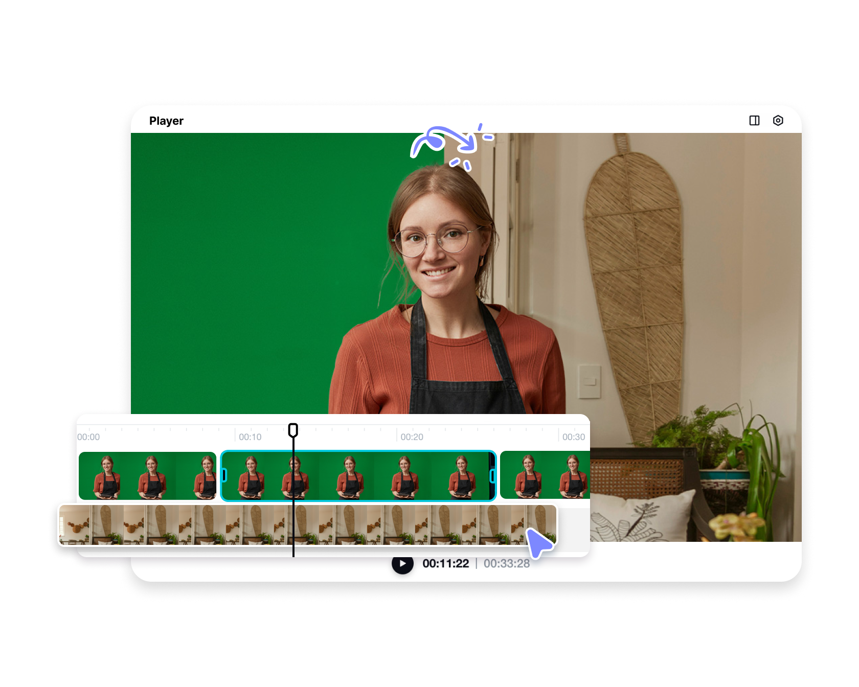 green screen editor